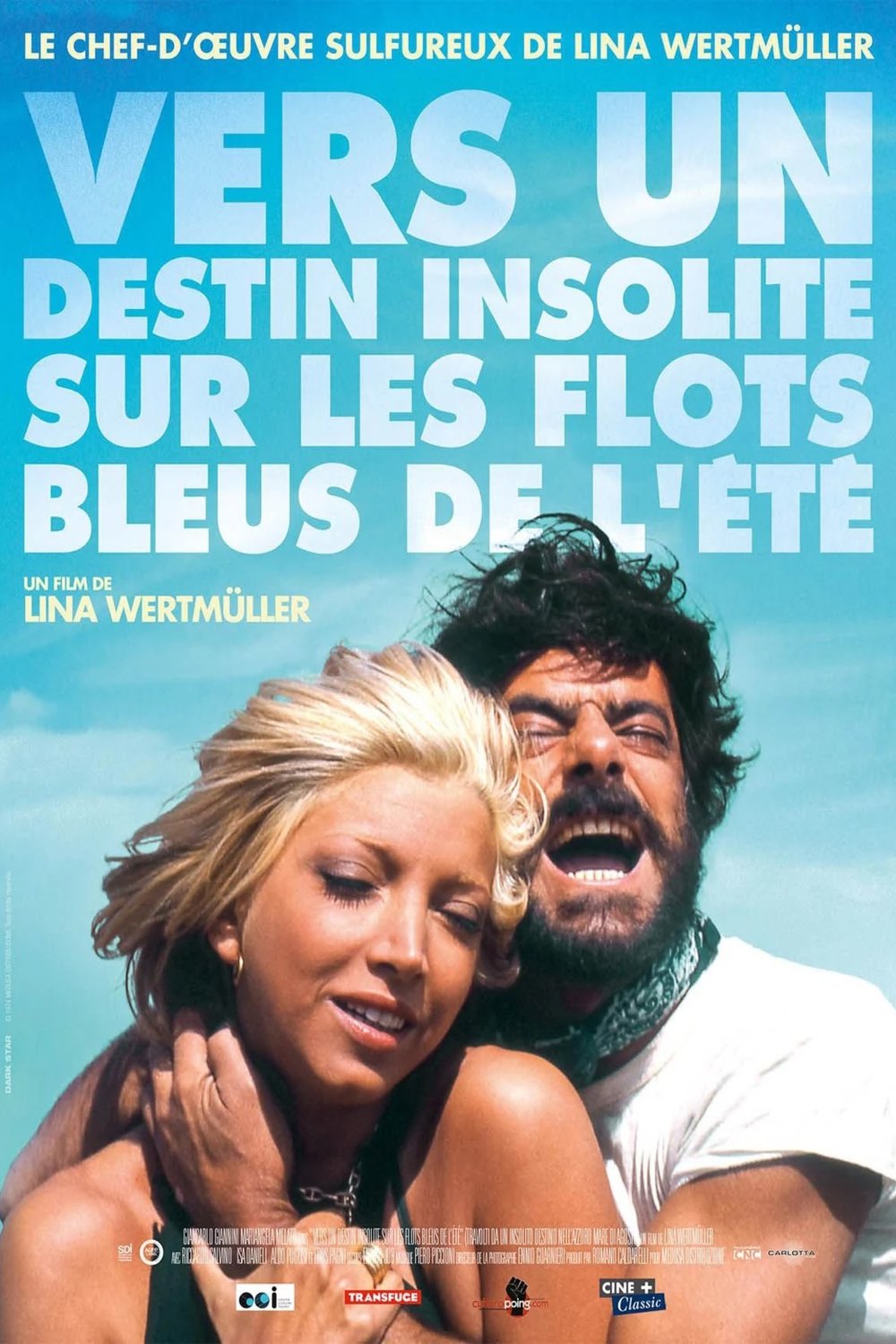 L'affiche du film Vers un destin insolite sur les flots bleus de l'été [1974]