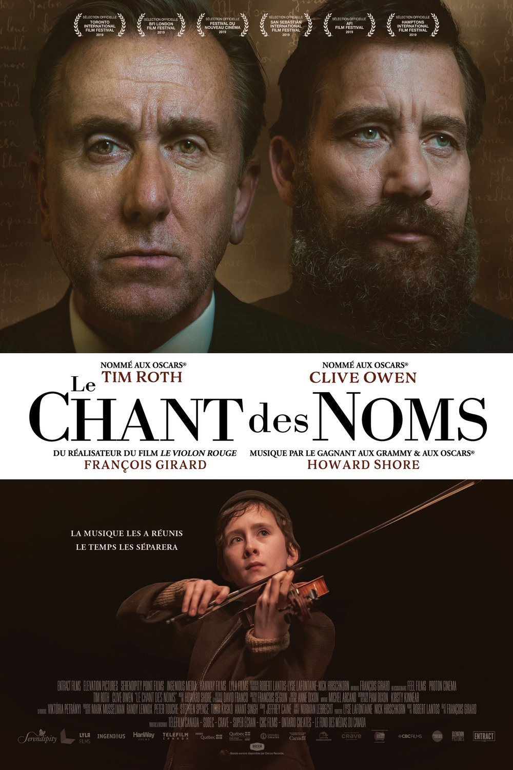 L'affiche du film Le Chant des noms [2019]