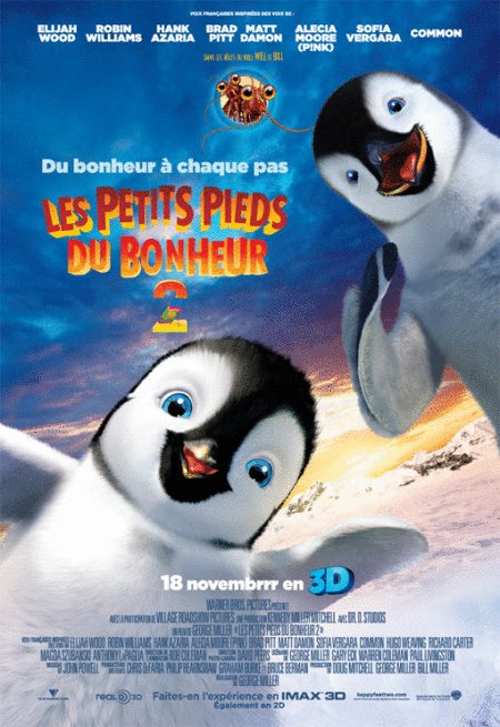 L'affiche du film Les Petits pieds du bonheur 2 [2011]