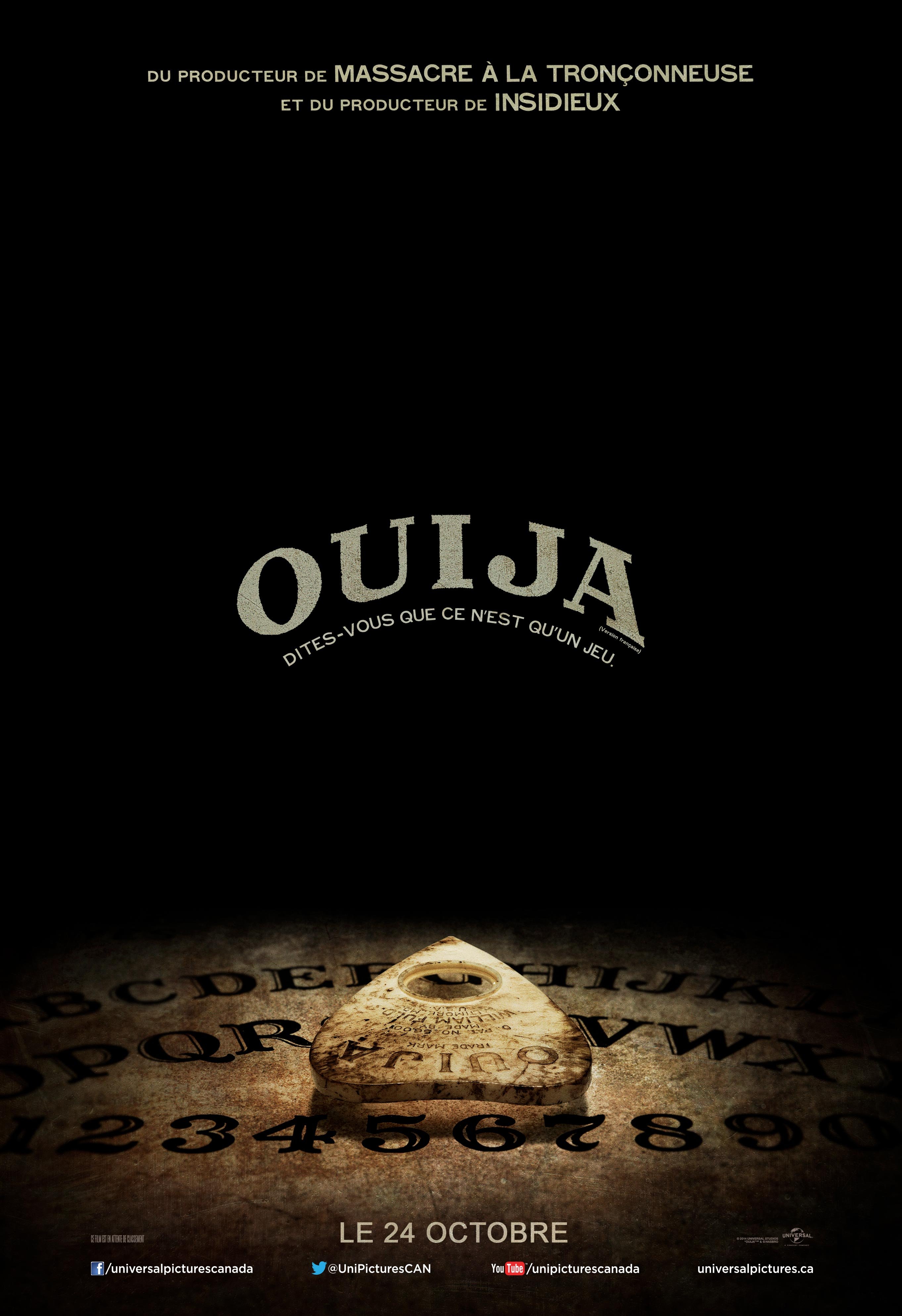 L'affiche du film Ouija v.f. [2014]