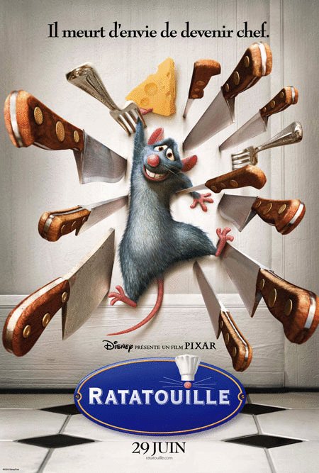 L'affiche du film Ratatouille v.f. [2007]