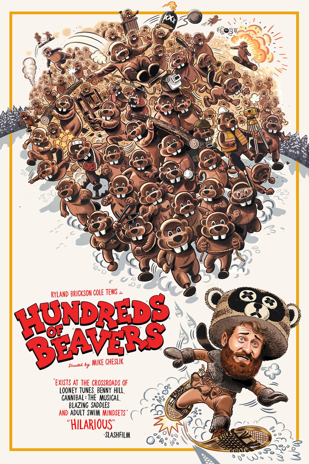 Poster of the movie Hundreds of Beavers [2022]