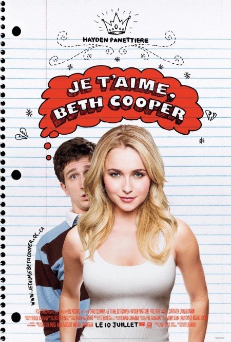 L'affiche du film Je t'aime, Beth Cooper [2009]