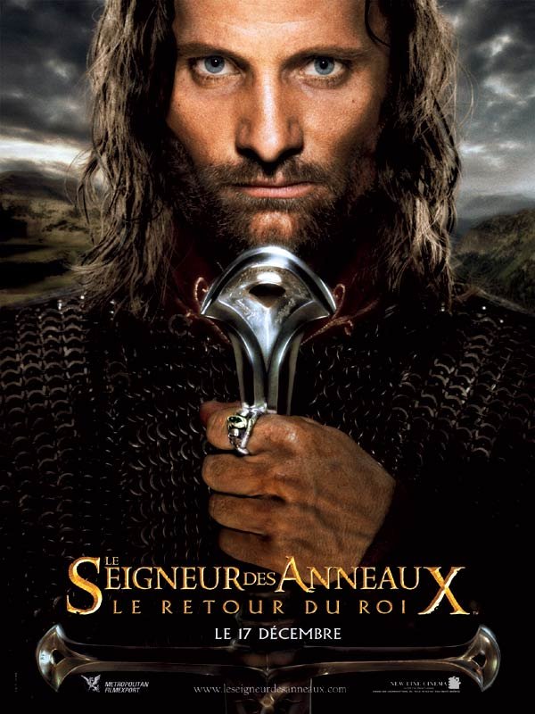 L'affiche du film Le Seigneur des Anneaux: Le retour du roi [2003]
