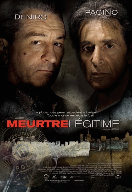 L'affiche du film Meurtre légitime [2008]