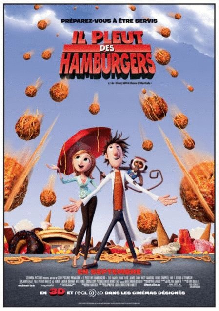 L'affiche du film Il pleut des hamburgers [2009]
