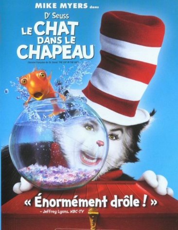 L'affiche du film Le chat dans le chapeau [2003]