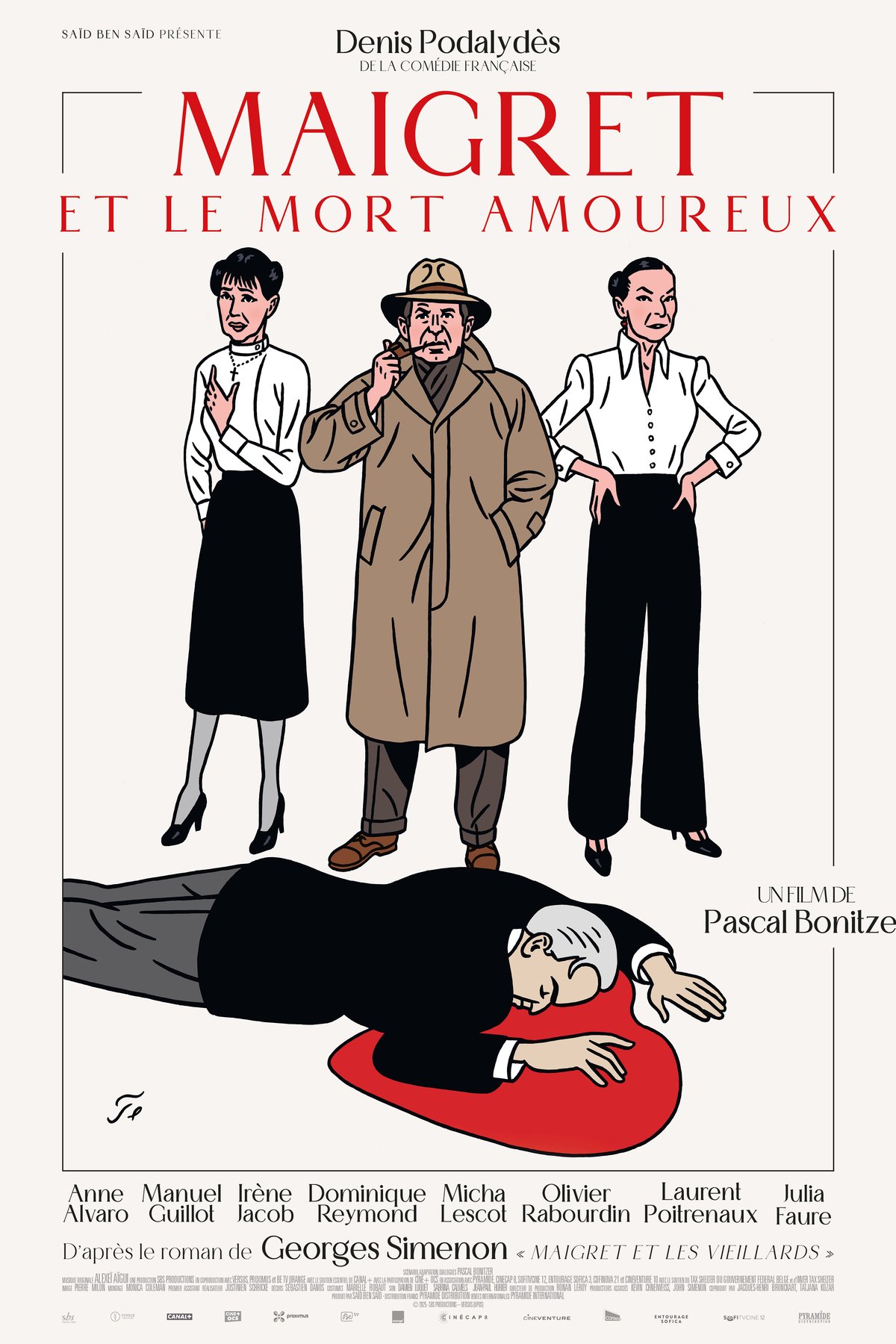 L'affiche du film Maigret et le mort amoureux [2026]