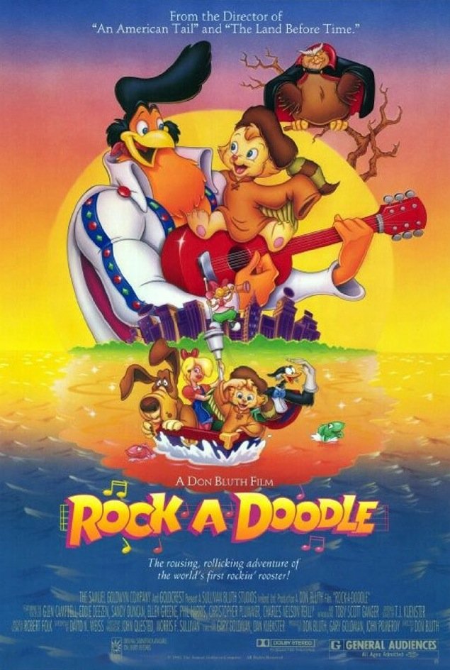 Poster of the movie Rock-A-Doodle [1991]