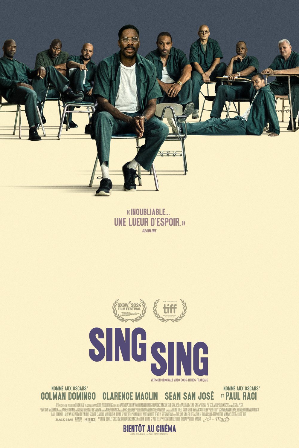 L'affiche du film Sing Sing v.f. [2023]