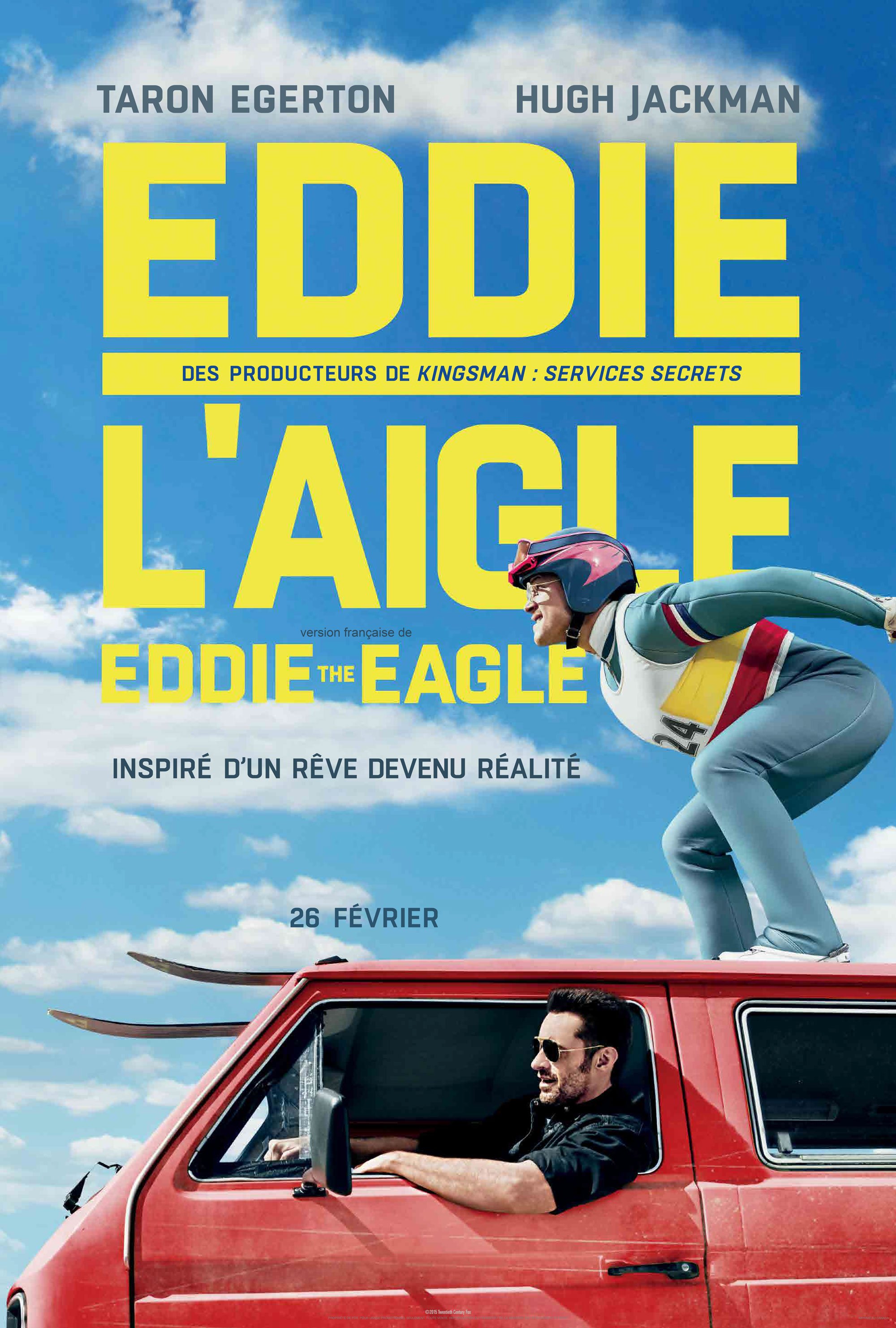 L'affiche du film Eddie l'aigle [2016]