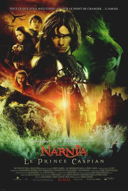 L'affiche du film Les Chroniques de Narnia: Le prince Caspian [2008]