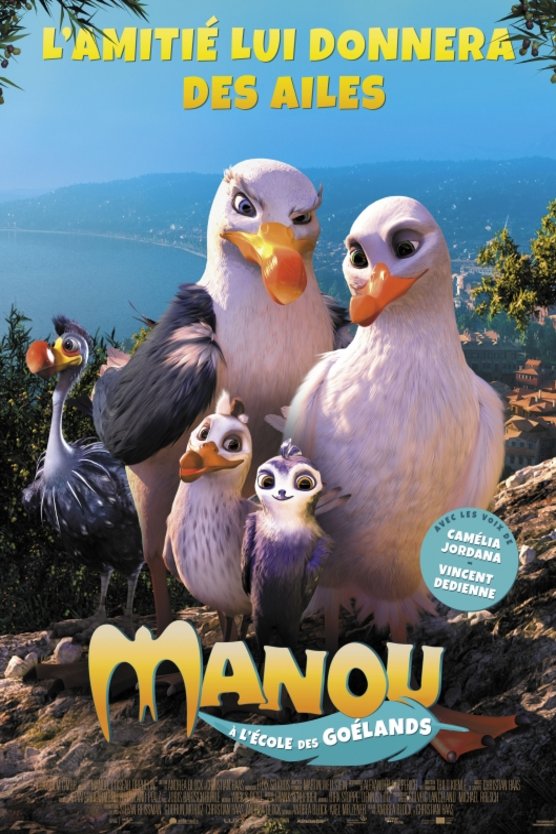 L'affiche du film Manou à l'école des goélands [2019]