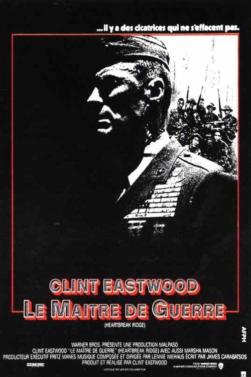 L'affiche du film Heartbreak Ridge [1986]