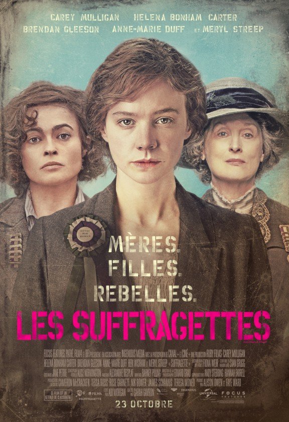 L'affiche du film Les Suffragettes [2015]