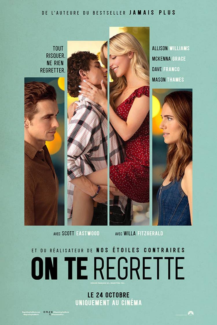 L'affiche du film On te regrette [2025]