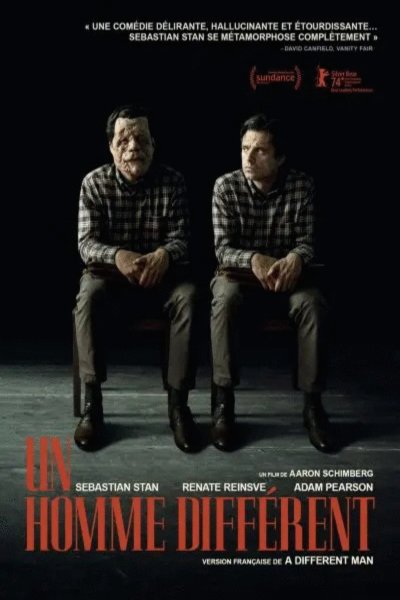 L'affiche du film Un homme différent [2024]