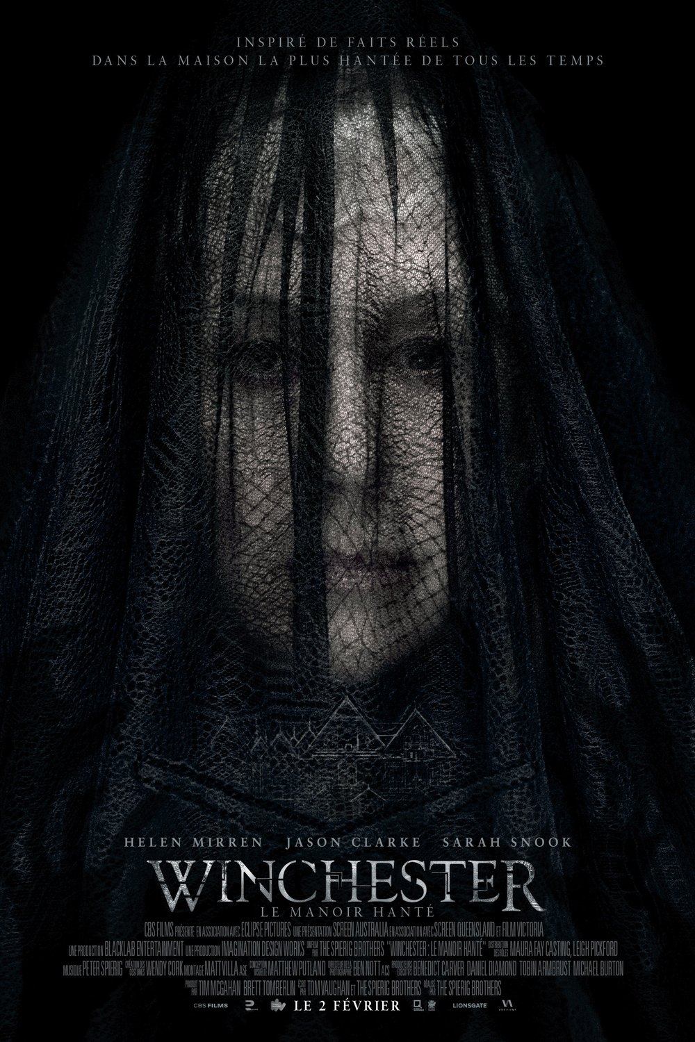 L'affiche du film Winchester: Le manoir hanté [2018]