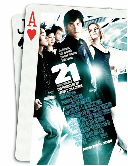 L'affiche du film 21 v.f. [2008]