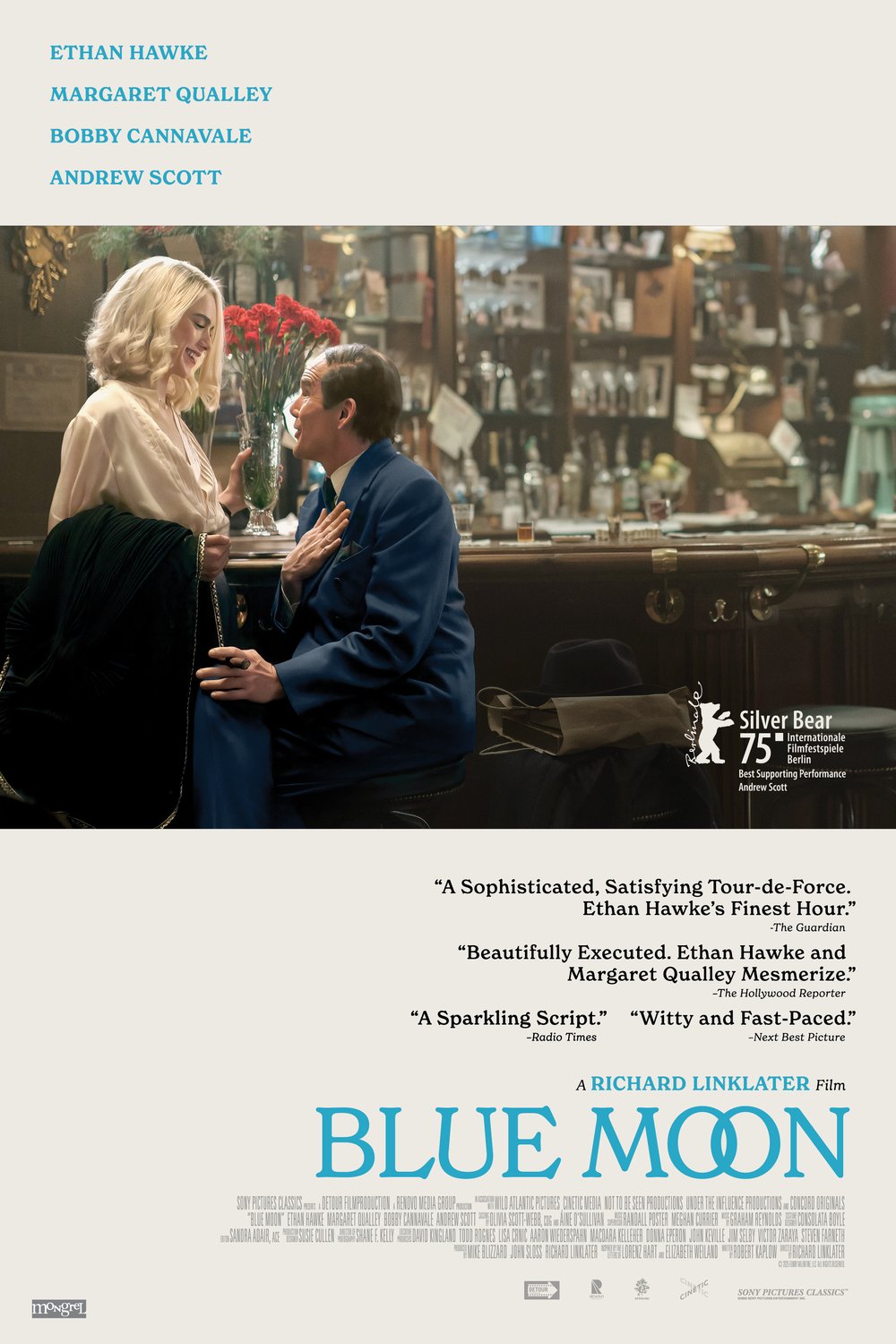 L'affiche du film Blue Moon [2025]