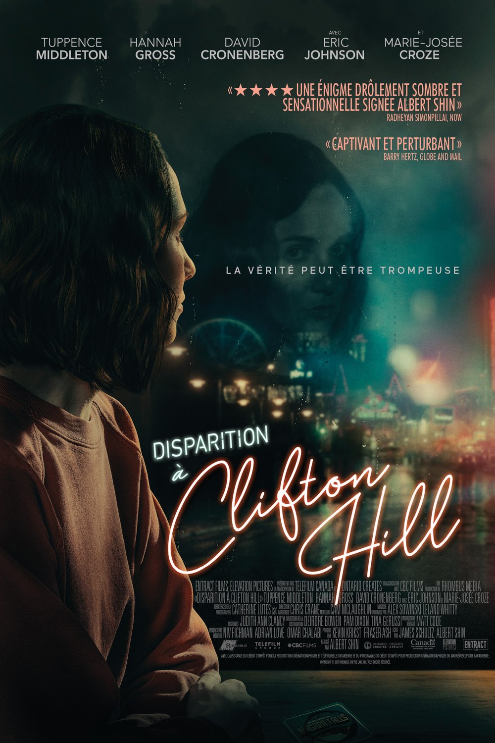 L'affiche du film Disparition à Clifton Hill [2019]