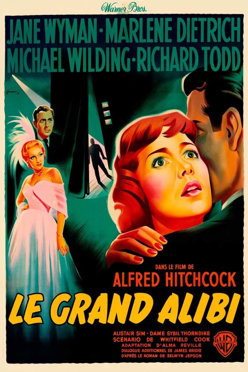 L'affiche du film Le Grand Alibi [1950]