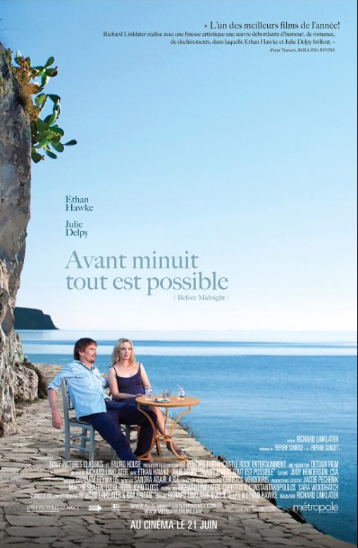 L'affiche du film Avant minuit tout est possible [2013]