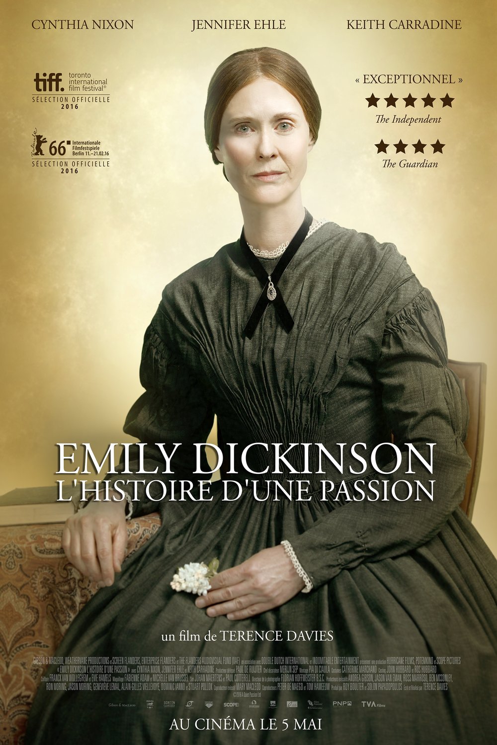 L'affiche du film Emily Dickinson: l'histoire d'une passion [2016]