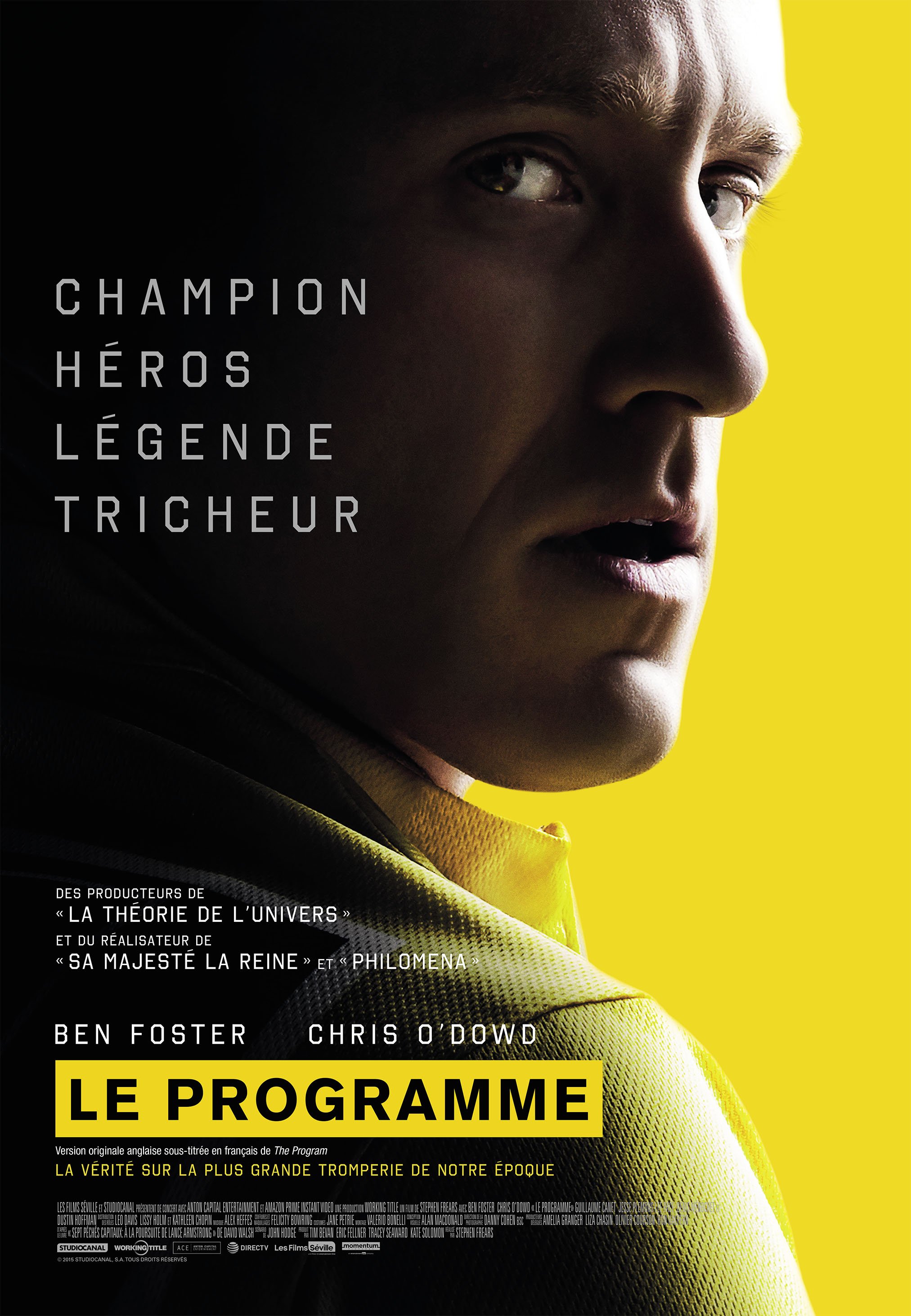 L'affiche du film Le Programme [2015]