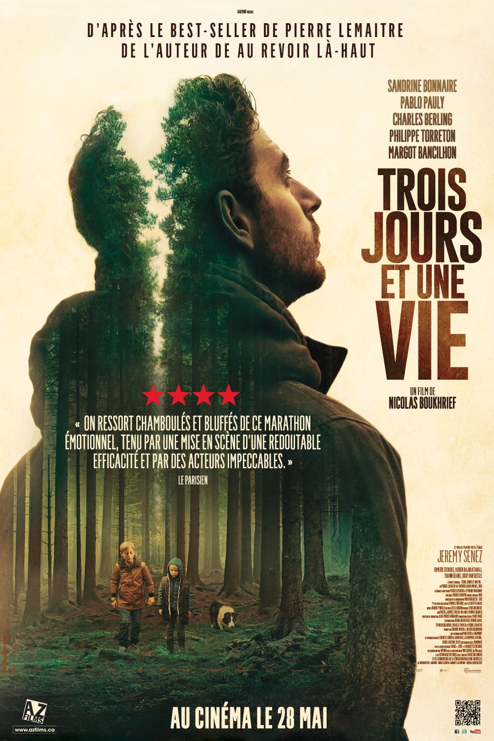 L'affiche du film Trois jours et une vie [2019]
