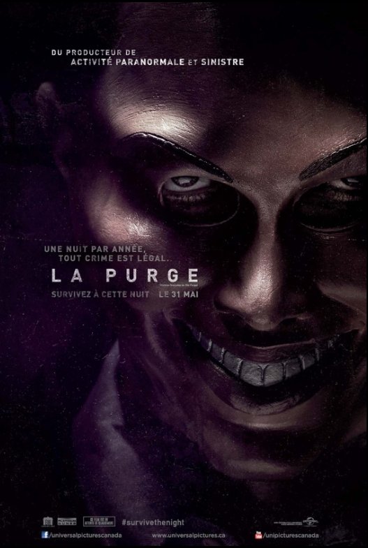 L'affiche du film La Purge v.f. [2013]