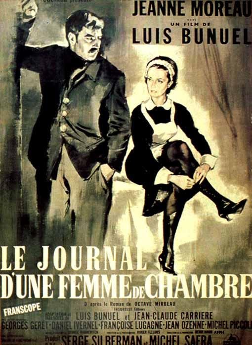 L'affiche du film Le Journal d'une femme de chambre [1964]