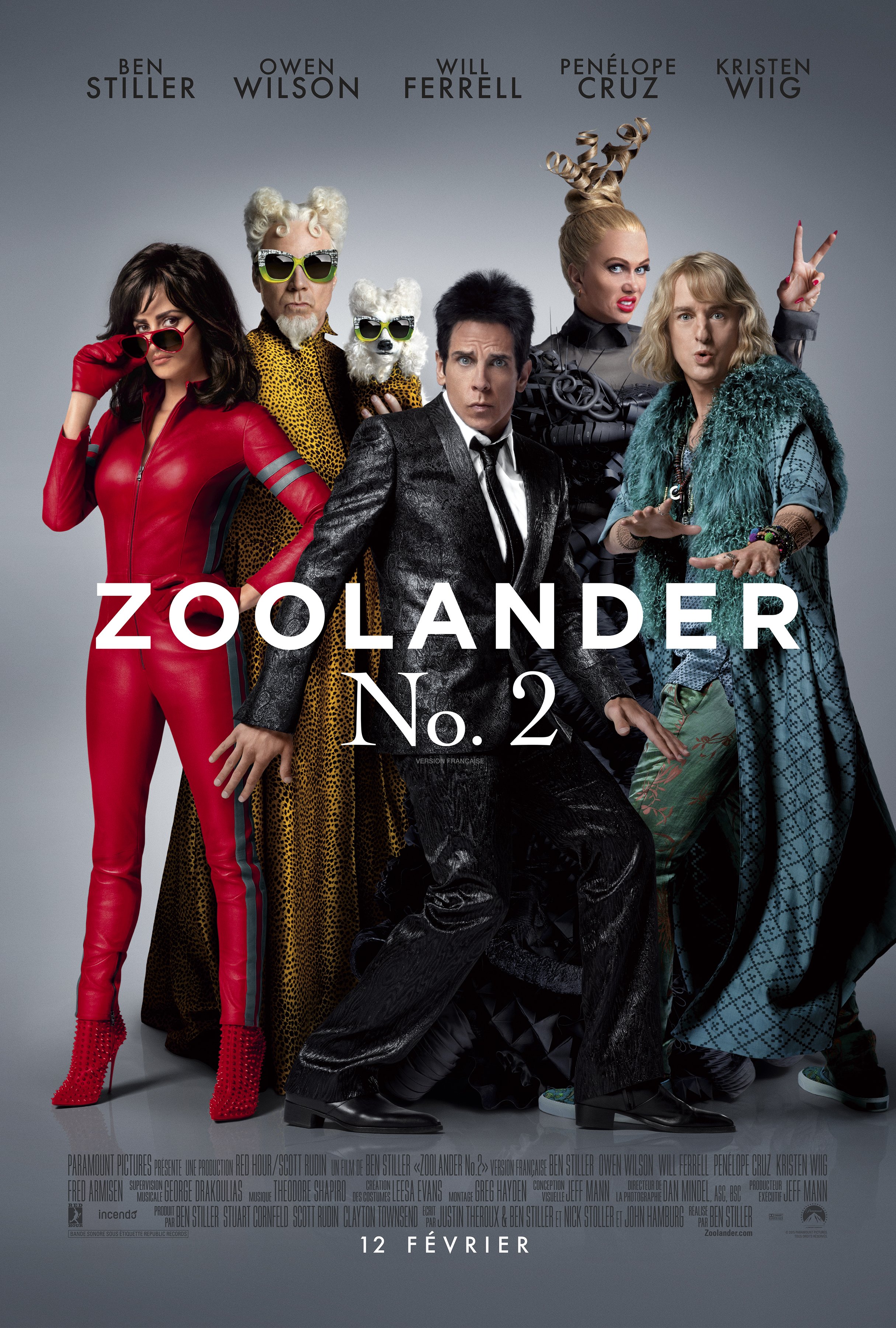 L'affiche du film Zoolander 2 v.f. [2016]