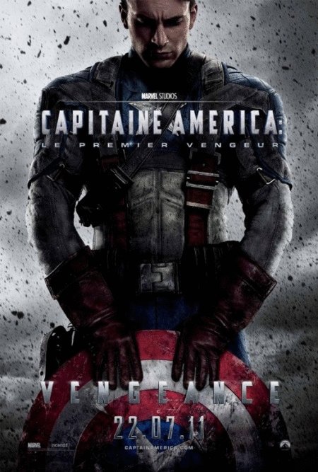 L'affiche du film Capitaine America: Le premier vengeur [2011]