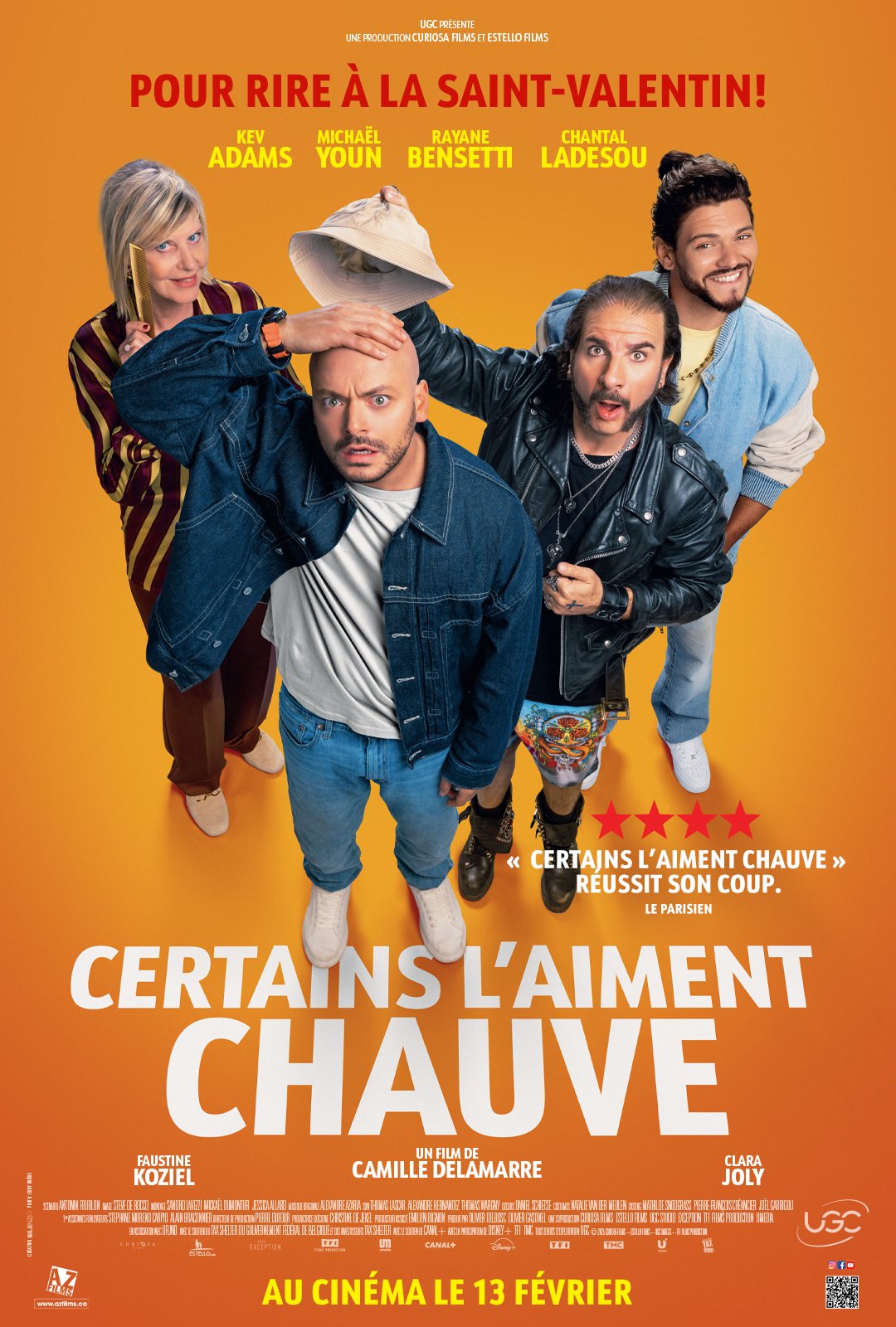 L'affiche du film Certains l'aiment chauve [2025]