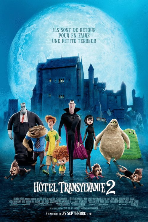 L'affiche du film Hôtel Transylvanie 2 v.f. [2015]