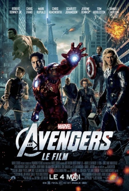 L'affiche du film Les Avengers: Le film [2012]