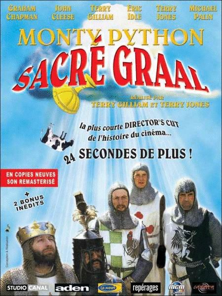 L'affiche du film Monty Python: Sacré Graal [1975]