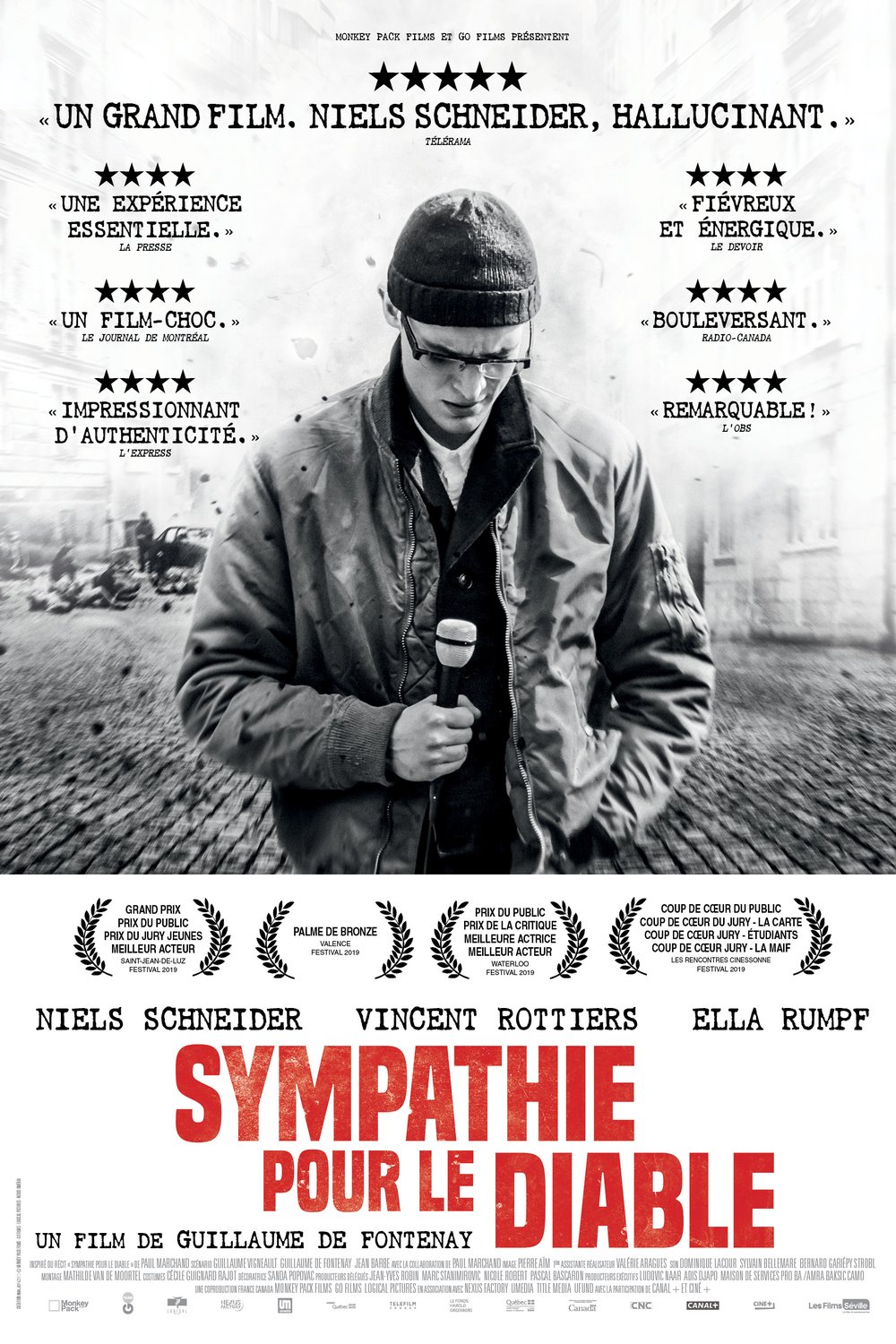 L'affiche du film Sympathie pour le diable [2019]