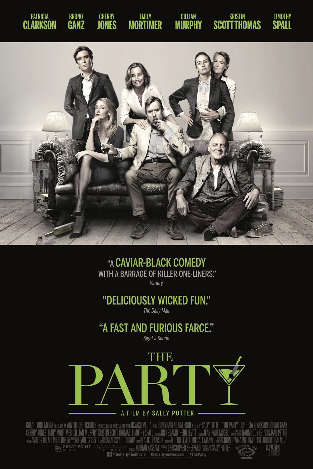 L'affiche du film The Party [2017]