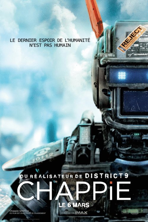 L'affiche du film Chappie v.f. [2015]