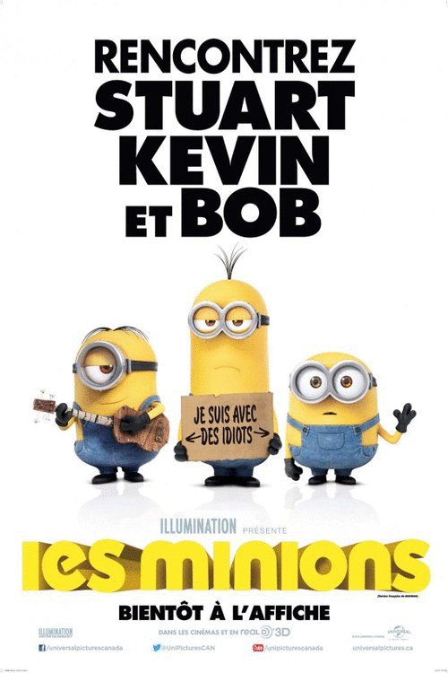 L'affiche du film Les Minions v.f. [2015]