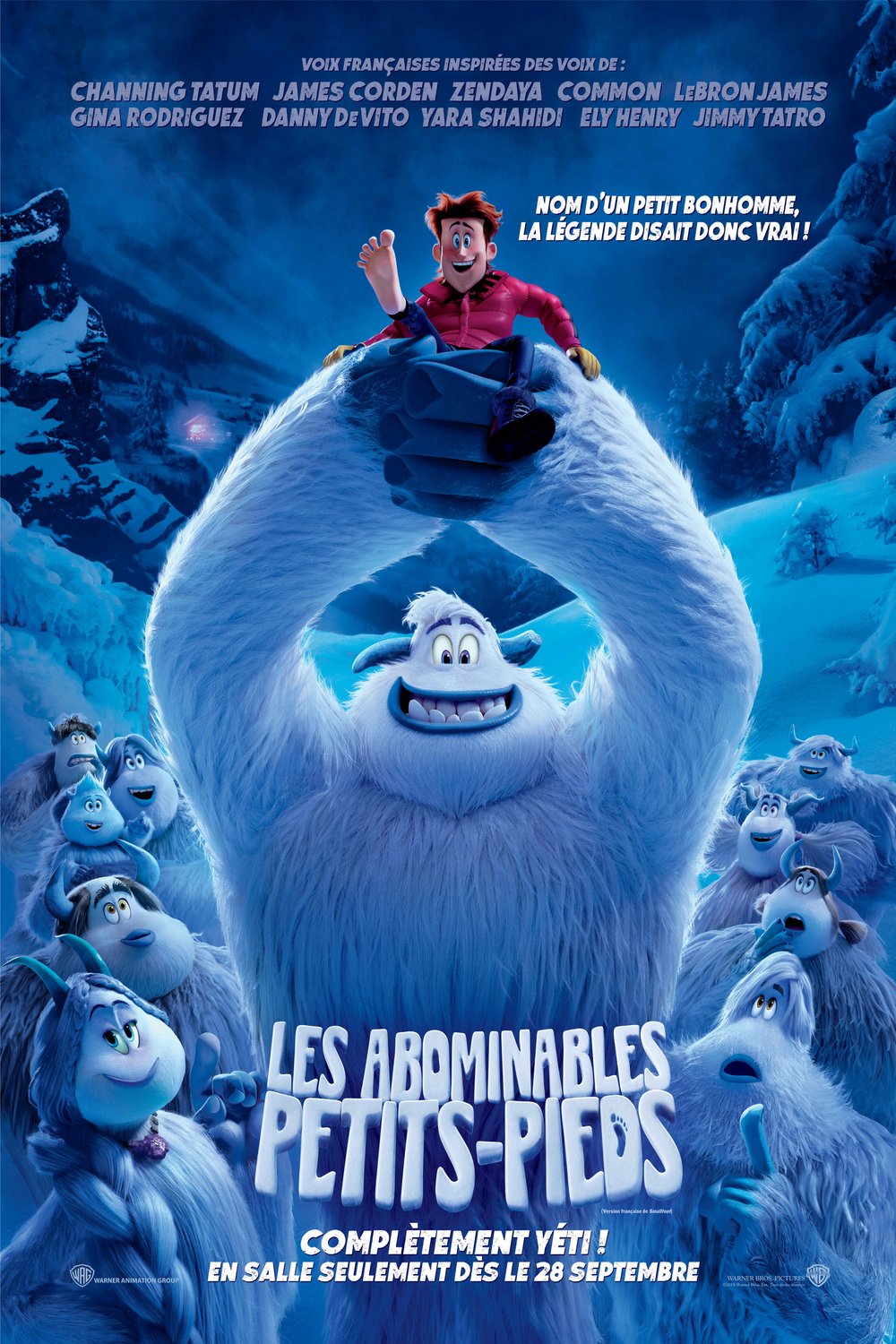 L'affiche du film Les Abominables Petits-Pieds [2018]