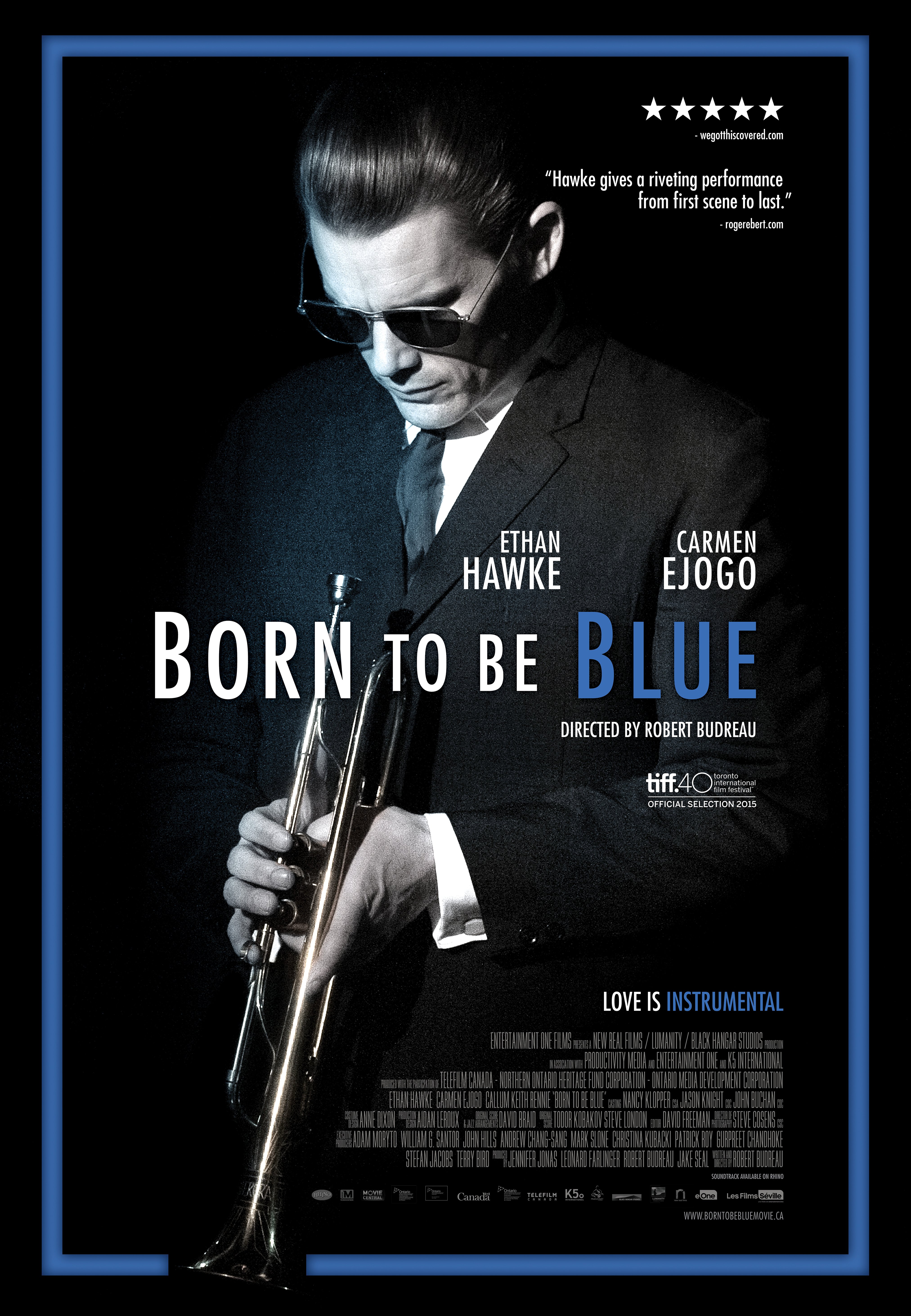 L'affiche du film Born to Be Blue [2015]