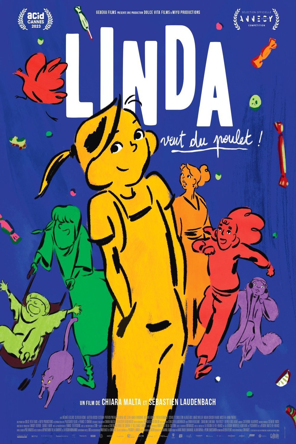 L'affiche du film Linda veut du poulet ! [2023]
