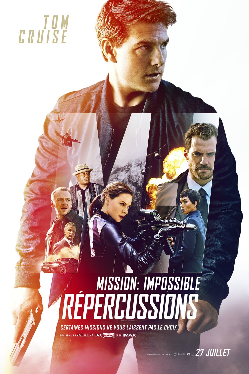 L'affiche du film Mission: Impossible - Répercussions [2018]
