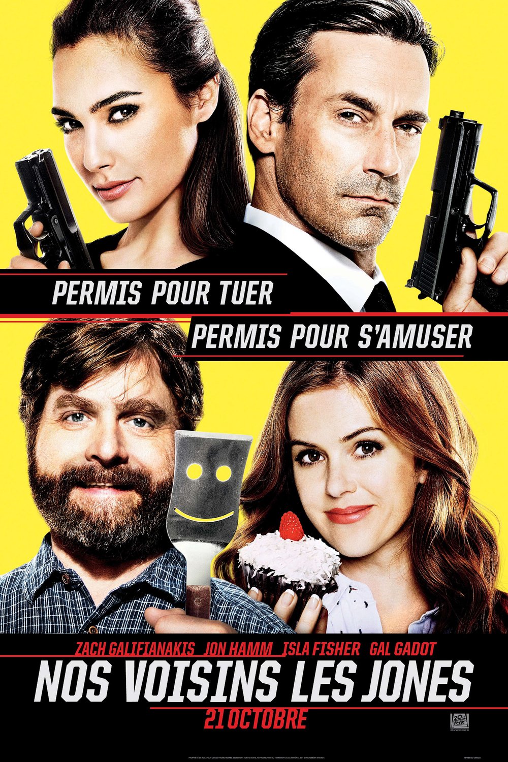 L'affiche du film Nos voisins les Jones [2016]