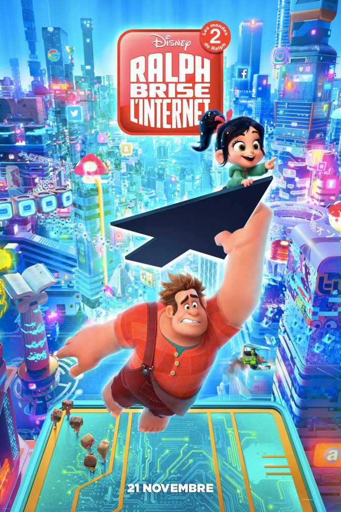 L'affiche du film Ralph brise l'Internet [2018]