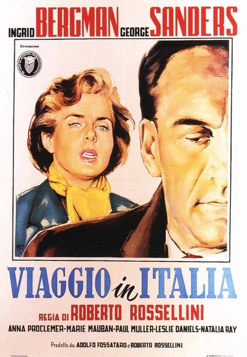 L'affiche du film Voyage en Italie [1954]