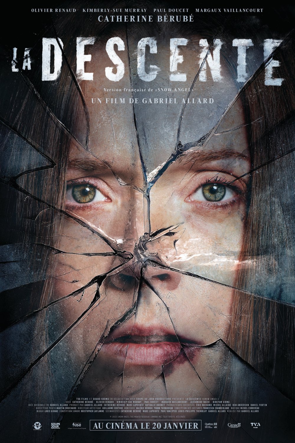 Poster of the movie La descente